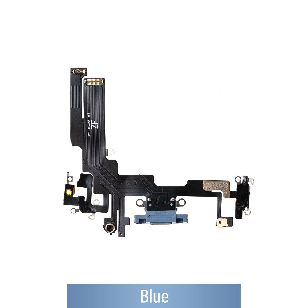 Red Charging Port for iPhone 14-Blue Red Charging Port for iPhone 14-Blue